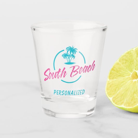 Speciaal South Beach Shot Glass Shot Glas (Voorkant)