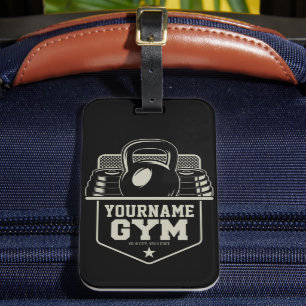 Speciaal startpunt GYM Kettlebell Fitness Trainer Bagagelabel