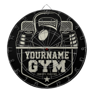 Speciaal startpunt GYM Kettlebell Fitness Trainer Dartbord