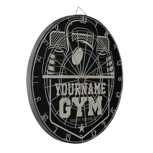 Speciaal startpunt GYM Kettlebell Fitness Trainer Dartbord (Voorkant Links)