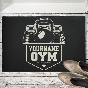 Speciaal startpunt GYM Kettlebell Fitness Trainer Deurmat