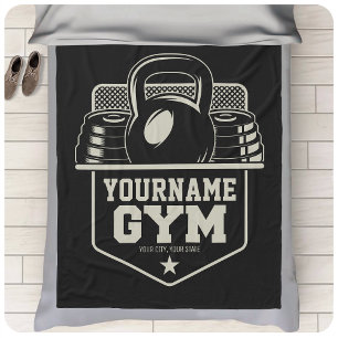 Speciaal startpunt GYM Kettlebell Fitness Trainer Fleece Deken