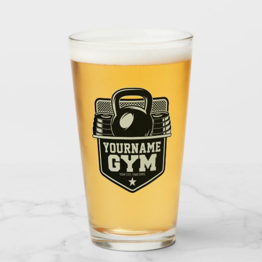 Speciaal startpunt GYM Kettlebell Fitness Trainer Glas (Voorkant gevuld)