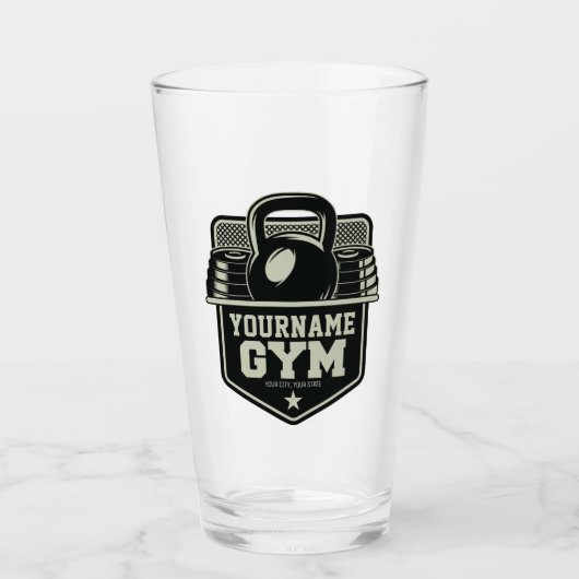 Speciaal startpunt GYM Kettlebell Fitness Trainer Glas (Voorkant)