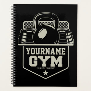Speciaal startpunt GYM Kettlebell Fitness Trainer Planner
