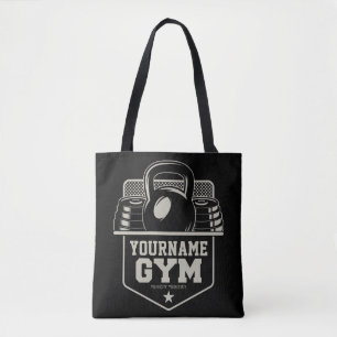 Speciaal startpunt GYM Kettlebell Fitness Trainer Tote Bag