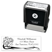 Speciaal stempel met Rozen in de tuin (In situ)