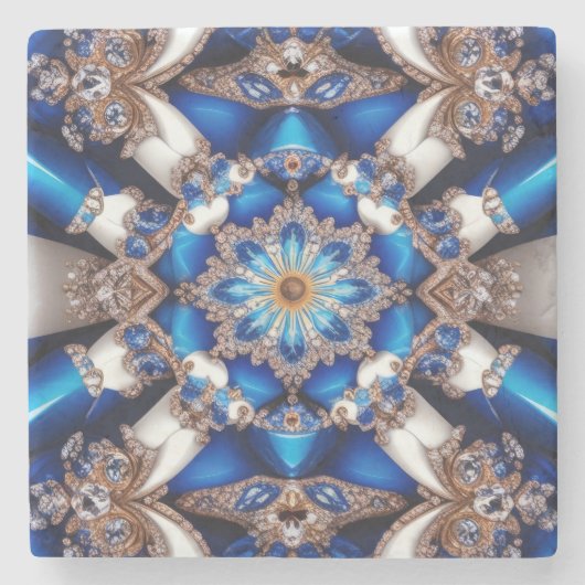 Speciaal stenen onderzetter met Argentijnse kleure (Voorkant)