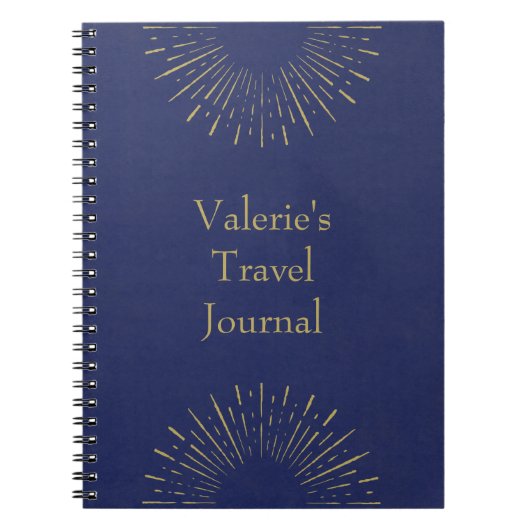 Speciaal  stijlreisblad notitieboek (Voorkant)