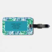Speciaal stijlvol tropisch Bagagelabel (Achterkant horizontaal)