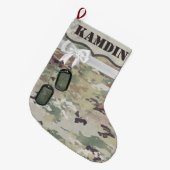 Speciaal Stocking Army OCP Camo Uniform Camofl Grote Kerstsok (Voorkant (Hangend))