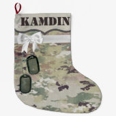 Speciaal Stocking Army OCP Camo Uniform Camofl Grote Kerstsok (Voorkant)