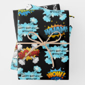 Speciaal stripboek inpakpapier vel (In situ)