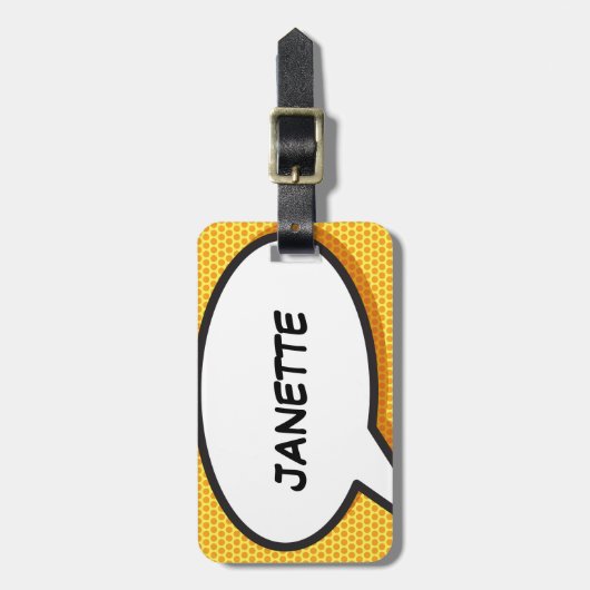 Speciaal stripverhaal Pop Bagagelabel (Voorkant verticaal)