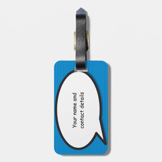 Speciaal stripverhaal Pop Bagagelabel (Achterkant verticaal)