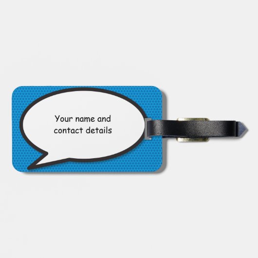 Speciaal stripverhaal Pop Bagagelabel (Achterkant horizontaal)