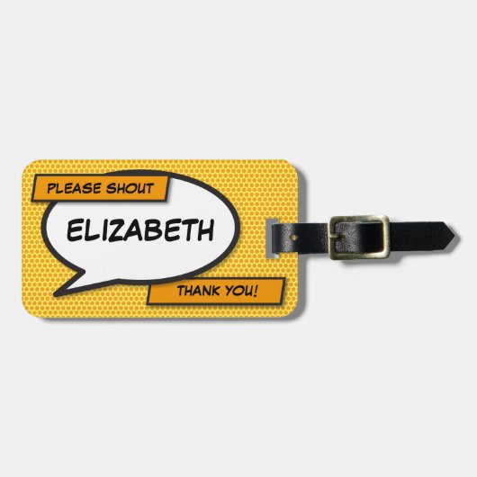 Speciaal stripverhaal Pop Bagagelabel (Voorkant horizontaal)