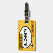 Speciaal stripverhaal Pop Bagagelabel (Voorkant verticaal)