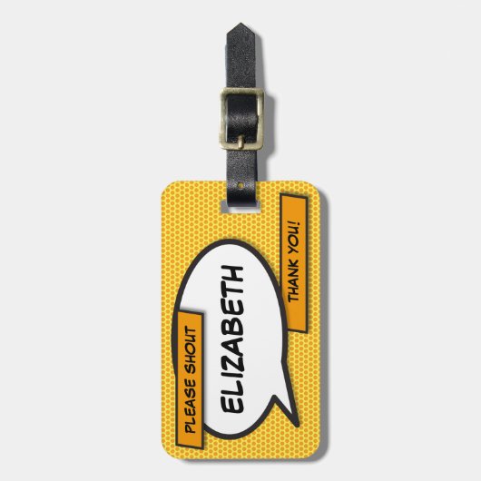 Speciaal stripverhaal Pop Bagagelabel (Voorkant verticaal)