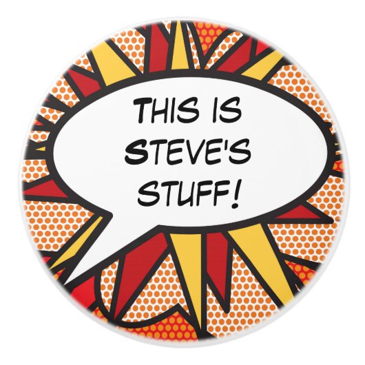 Speciaal stripverhaal Pop Keramische Knop (Voorkant)