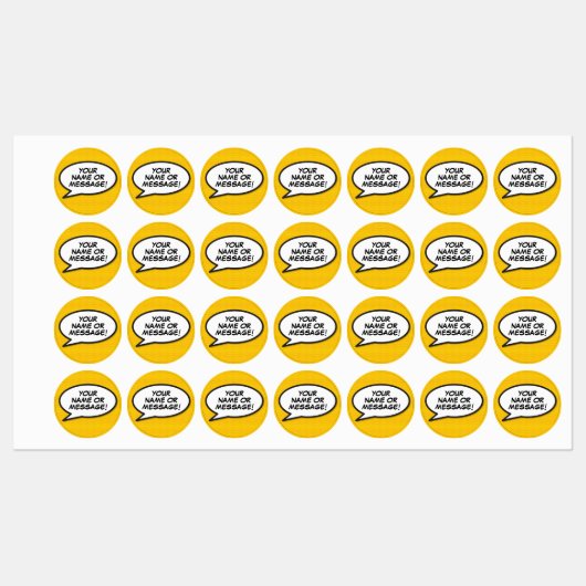 Speciaal stripverhaal Pop Labels (Vel)