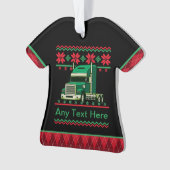 Speciaal stuurprogramma voor Trucker Semi, Ugly Ke Ornament (voorkant)