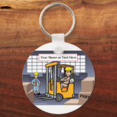 Speciaal stuurprogramma voor vorkheftrucks - Manne Sleutelhanger (Voorkant)