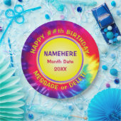 Speciaal supergeluid, Borden voor donkerpapier Papieren Bordje (Feest)