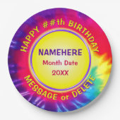 Speciaal supergeluid, Borden voor donkerpapier Papieren Bordje (Voorkant)