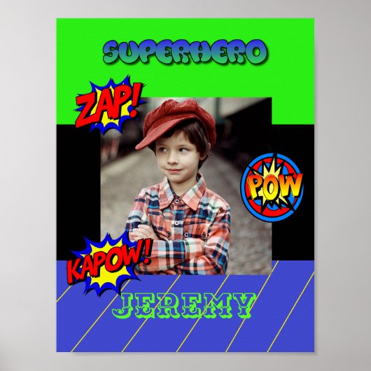 Speciaal superheld Poster voor Little Boy (Voorkant)