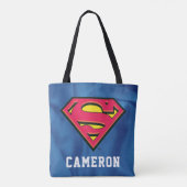Speciaal Superman S-Shield | Klassieke Logo Tote Bag (Achterkant)