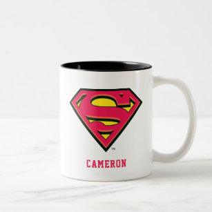Speciaal Superman S-Shield   Klassieke Logo Tweekleurige Koffiemok