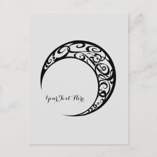 Speciaal symbool voor stammoonsymbolen briefkaart