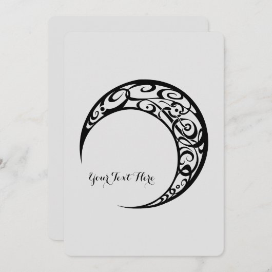 Speciaal symbool voor stammoonsymbolen kaart (Voorkant / Achterkant)