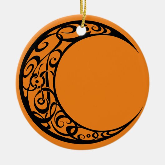 Speciaal symbool voor stammoonsymbolen keramisch ornament (Voorkant)