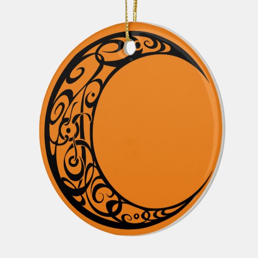 Speciaal symbool voor stammoonsymbolen keramisch ornament (Links)