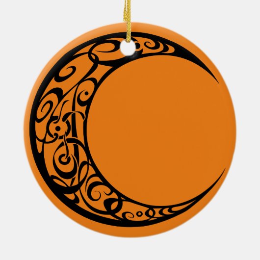 Speciaal symbool voor stammoonsymbolen keramisch ornament (Achterkant)