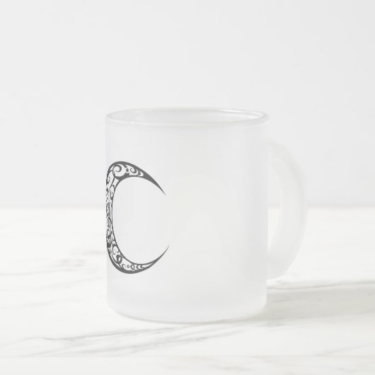 Speciaal symbool voor stammoonsymbolen matglas koffiemok (Voorkant rechts)