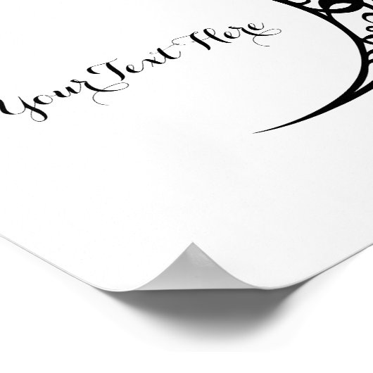 Speciaal symbool voor stammoonsymbolen poster (Hoek)