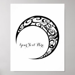 Speciaal symbool voor stammoonsymbolen poster