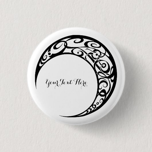 Speciaal symbool voor stammoonsymbolen ronde button 3,2 cm (Voorkant)