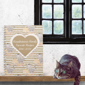 Speciaal tabby Cat Keepomwille Recipe Book Notitieboek