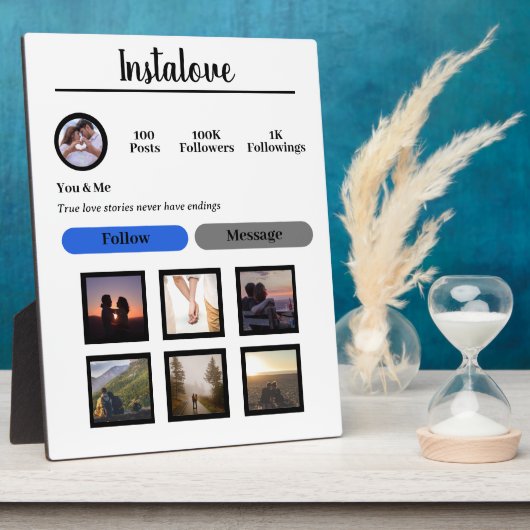 Speciaal tabletschild met Easel Fotoplaat (Zijkant)