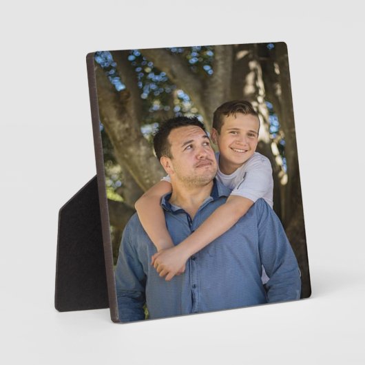 Speciaal tabletschild met Easel Fotoplaat (Voorkant)