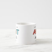 Speciaal Tante Retro Gift Best Auntie Ever Cute Espresso Kop (Voorkant)