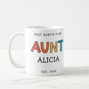 Speciaal Tante Retro Gift Best Auntie Ever Cute Koffiemok