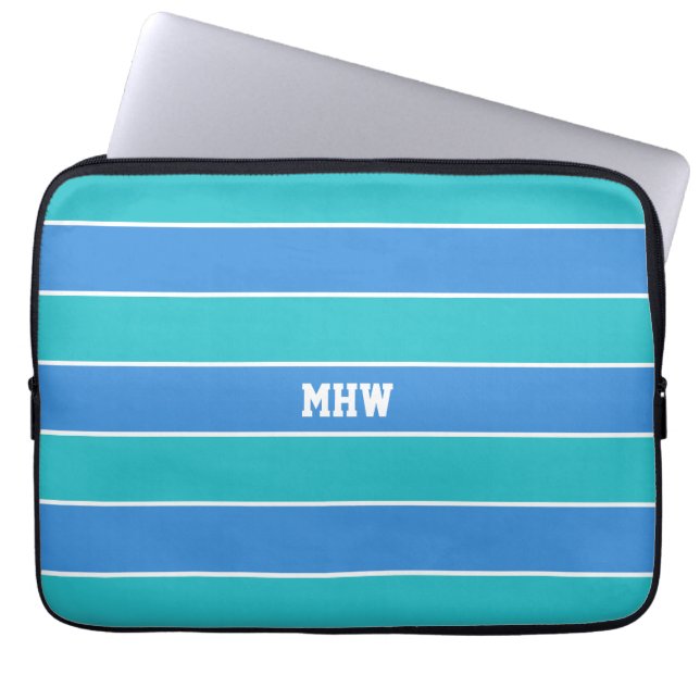 Speciaal tapepatroon voor monogram laptophoezen laptop sleeve (Voorkant)