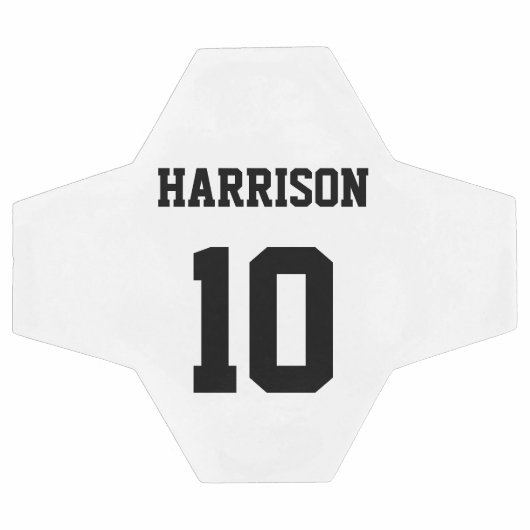 Speciaal team met zwarte aangepaste namen voetbal (Enkel)