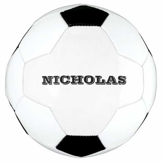 Speciaal team voor speciale zwarte aangepaste spor voetbal (Voorkant)