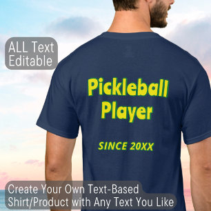 Speciaal tekstafel of eigen tekst toevoegen t-shirt
